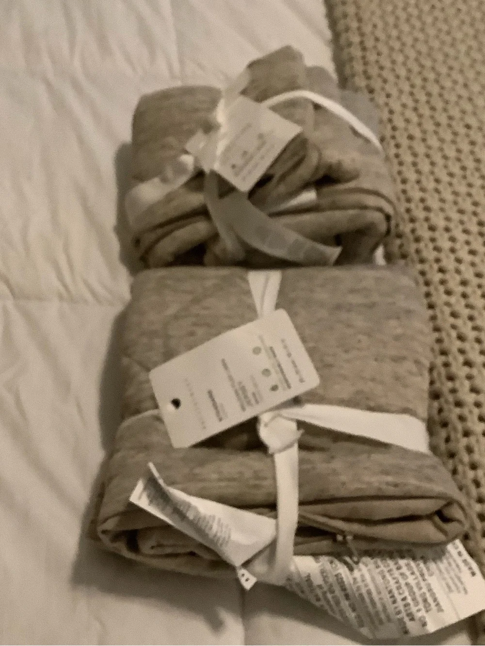 Bundle of 2 Pottery Barn Belgian flax linen jersey standard shams❤️❤️❤️❤️